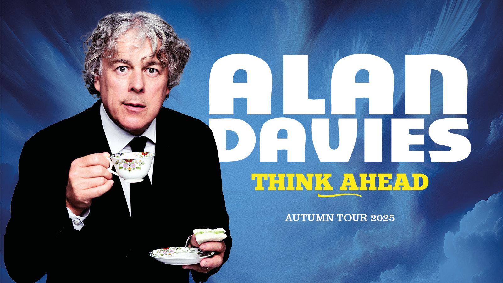 Thumbnail for Alan Davies - Think Ahead - Performance Venues